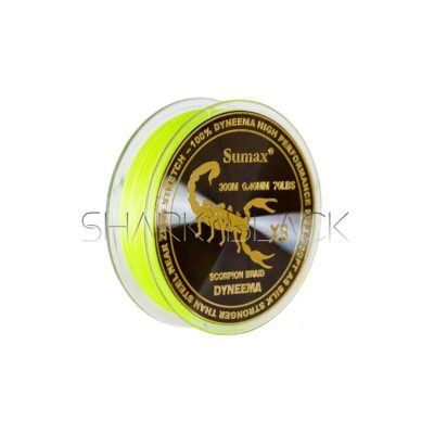 Multifilamento Sumax Scorpion Amarillo X8 150mts