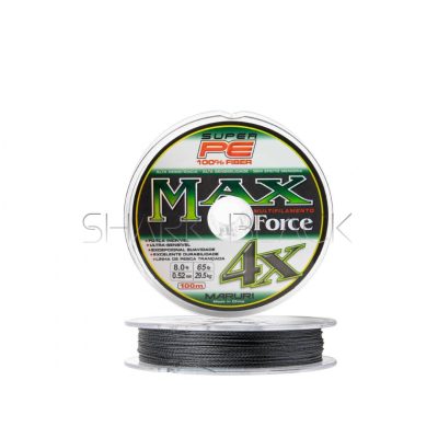 Multifilamento Maruri Max Force grey X4 100mts