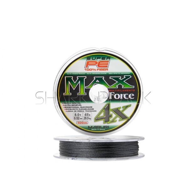 Multifilamento Maruri Max Force grey X4 100mts