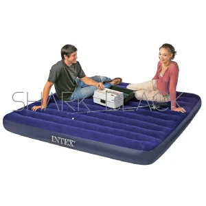 Colchón Inflable Intex 64755 Classic Downy 183 x 203 x 25 cm Dos Personas