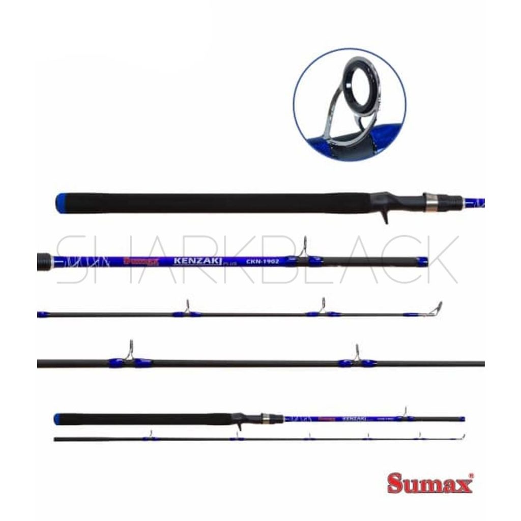 Vara Sumax Kenzaki Plus CKN 1,90m a 2,70m | 20-50lb – Fibra de Carbono