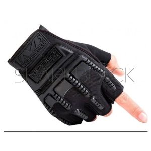 Guante MECHANIX Medio Dedo Negro