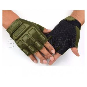 Guante MECHANIX Medio Dedo Verde 0986G