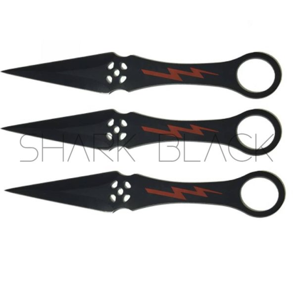 NAVAJA DE ARREMESSO RAYO  ROJO  0437