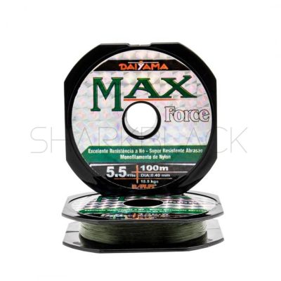 Monofilamento MAX FORCE VERDE 100m x10pç