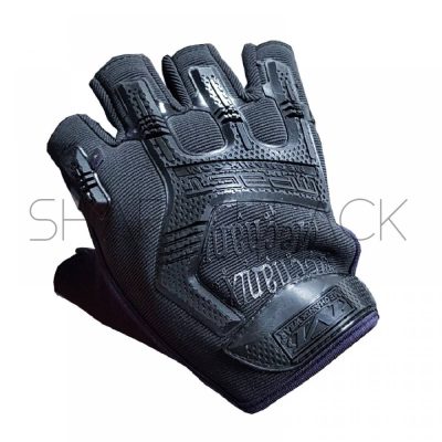 GUANTE TACTICO MECHANIX MEDIO DEDO BLACK 0829B