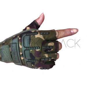 GUANTE TACTICO  MECHANIX MEDIO DEDO CAMUFLADO  0986CAM