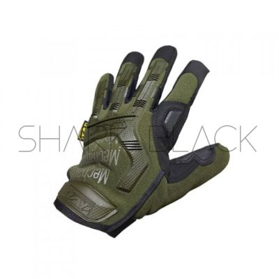 GUANTE TACTICO MECHANIX WEAR MPACT GREEN 0484-G