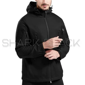 Chaqueta táctica impermeable con forro polar para hombre – Softshell resistente