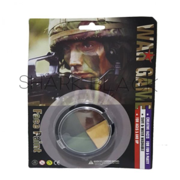 PINTURA FACIAL WAR GAME CAMUFLAJE 4 COLORES 0459