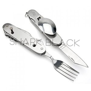 KIT CUBIERTOS PLEGABLE PLATA K56658