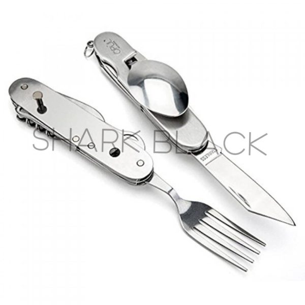 KIT CUBIERTOS PLEGABLE PLATA K56658