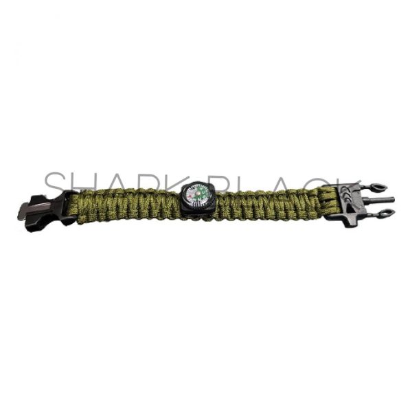 PULSERA PARACORD 0784 VERDE