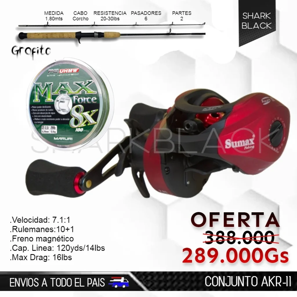 Conjunto de Pesca AKR-11