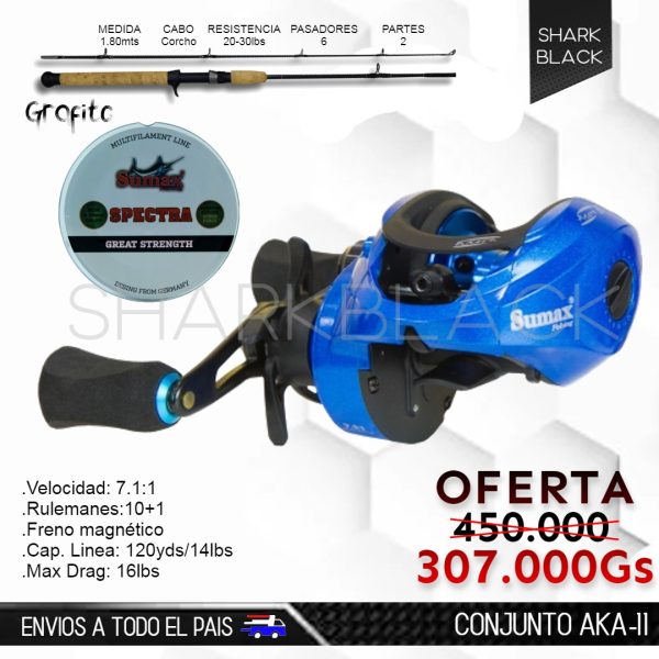 Conjunto de pesca AKA-11