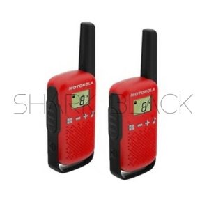 WALKIE TALKIE MOTOROLA.T110 KIT 16 MIL NEGRO S/GAR.2V