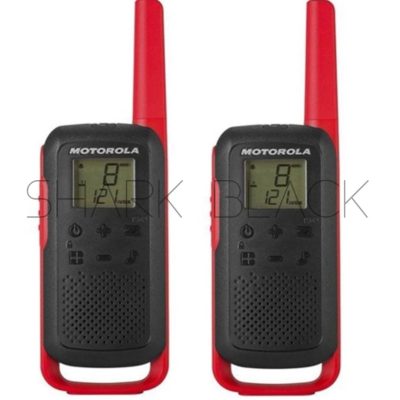 WALKIE TALKIE MOTOROLA T210 KIT 20 MIL BLK S/GAR.2V
