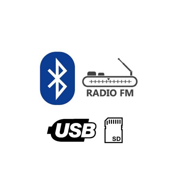 REFLECTOR DE EMERGENCIA SOLAR| RADIO FM | BLUETHOOTH | USB - Imagen 2