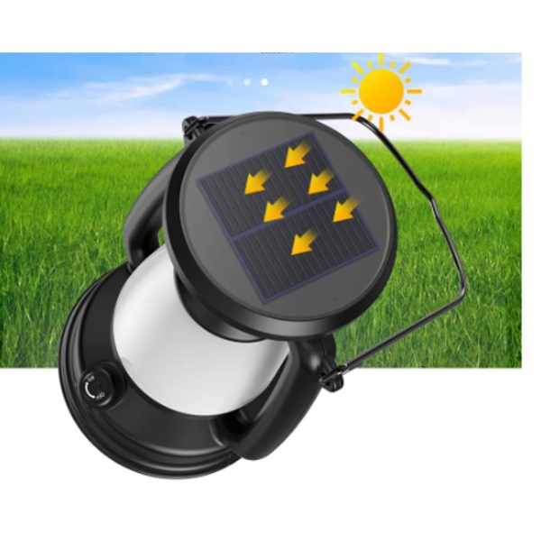 Lampara retro solar/recargable para camping | L168 - Imagen 3