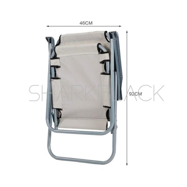 Silla de playa plegable soporta hasta 150kg | ST220A - Imagen 4