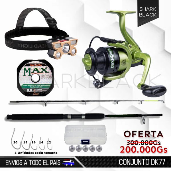 Conjunto de pesca DK77 (AGOTADO) ✖️