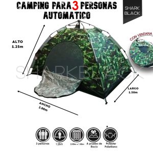 CAMPING AUTOMATICO 3P CAMUFLADO HOJA