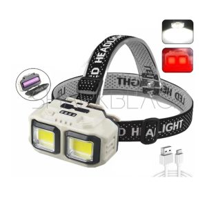 LINTERNA FRONTAL CON LUZ ROJA& BLANCA 9143