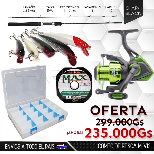 Combo de pesca M-V12