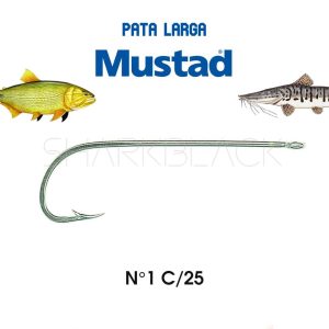 ANZUELO MUSTAD 92611 N1 C/25 BEAK HOOK