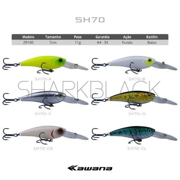 señuelo de fondo SH70 - 7cm - 11g