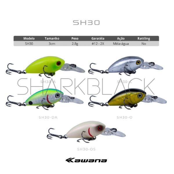 señuelo de media agua SH30 - 3 cm - 2,8 g