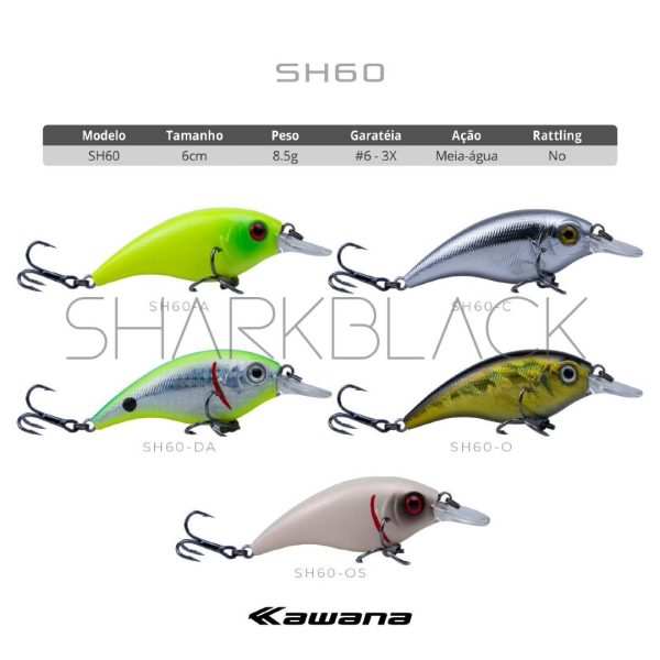 señuelo media agua SH60 - 6cm - 8,5cm