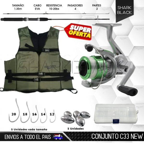 Conjunto de pesca c33 (agotado)