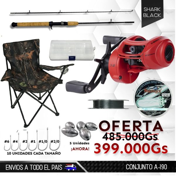 Conjunto de Pesca A190: ¡Todo lo que Necesitas! 🎣