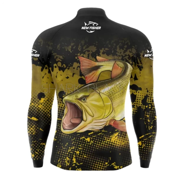 Remera para pesca con protección solar