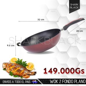 Sartén Wok 2 de Fondo Plano