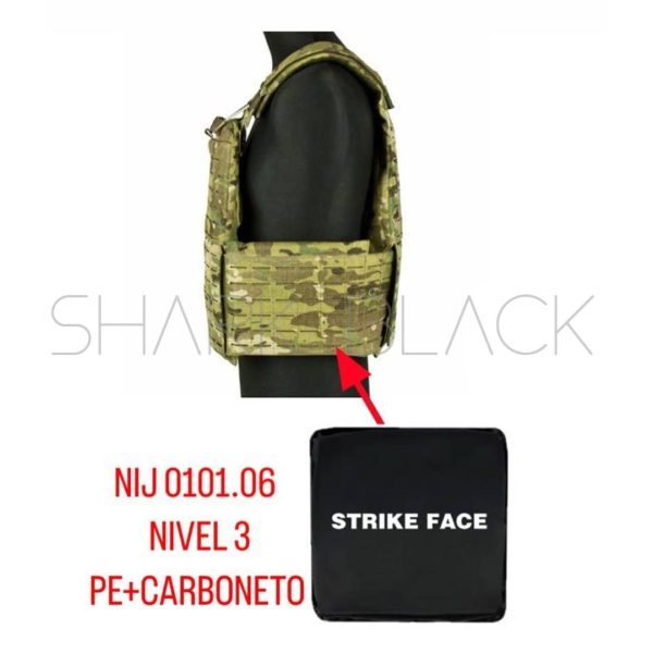PLACA LATERAL NIVEL 3 205X205MM SNP1209