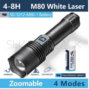 LINTERNA USB SHARK M80 8.400LMS SD-5212