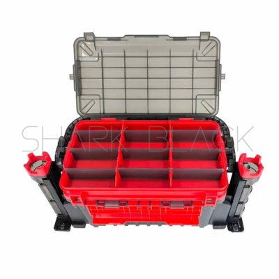 Caja de Pesca Sumax CP-2501 – Maletín con Portacañas y Correa