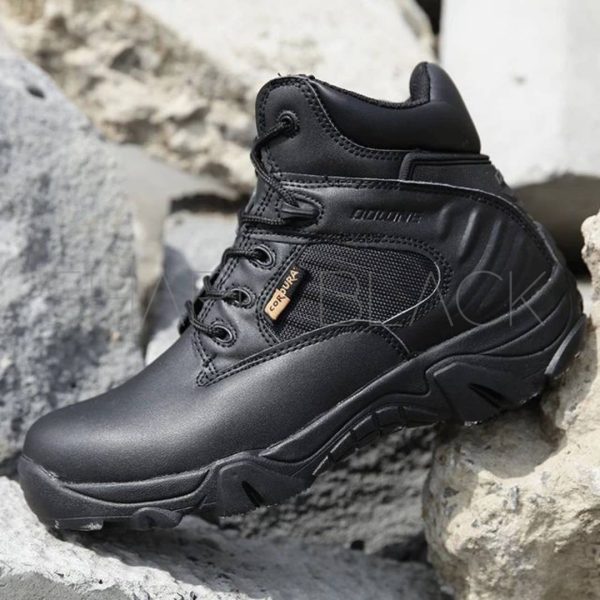 BOTA DELTA CAÑO CORTO NEGRO 1132BK - Imagen 2