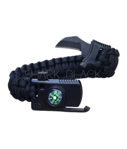 PULSERA PARACORD NEGRO 1241-N