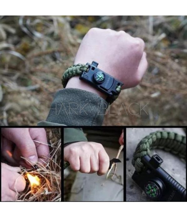PULSERA PARACORD VERDE 1241-V - Imagen 2