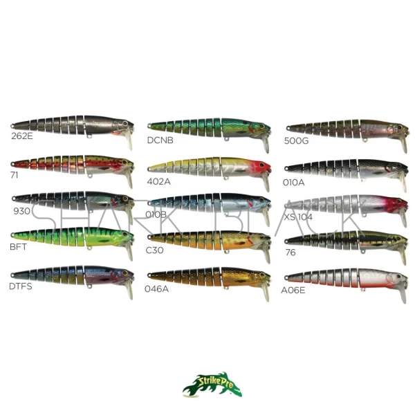 Señuelo Strike Pro Articulado EG-056AL - FLEX X 105 – 10.5 cm, 20 g - Imagen 18