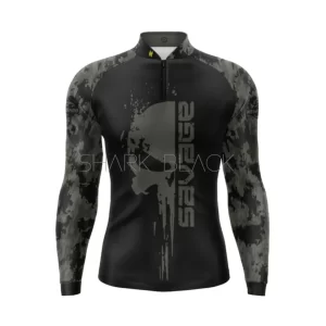 Remera de pesca calavera