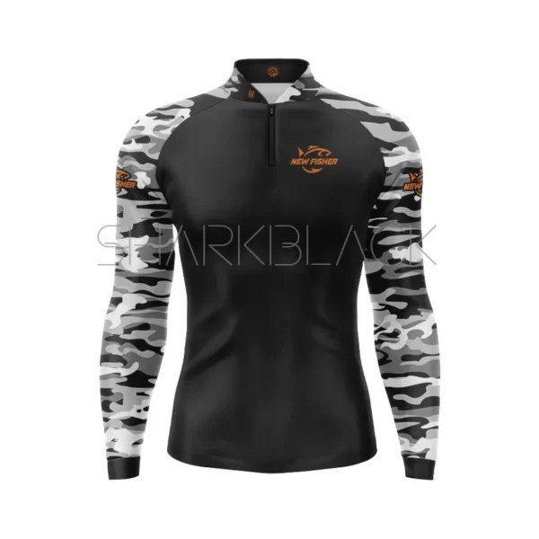 Remera de pesca camu