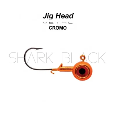Anzuelo Jig Head Metal Cromado
