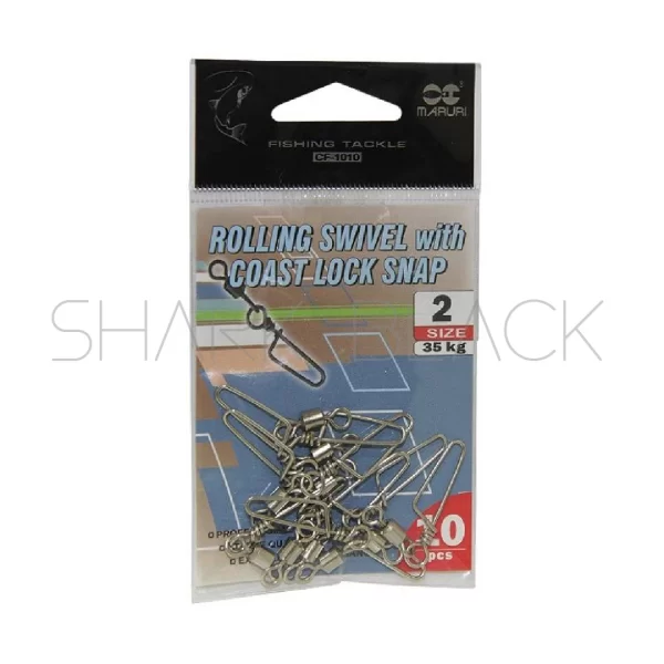 Girador c/ Snap ROLLING SWIVEL COAST LOCK SNAP - Imagen 4