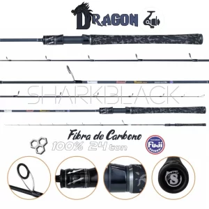 Vara de Pesca Dragon Fibra de Carbono 24Ton –  Spin