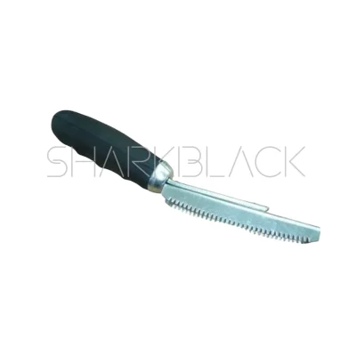 Escamador de Peces con Mango Ergonómico – Shark Black