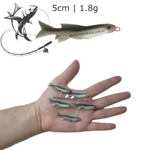 Señuelo SBK Shark 5cm Set x5 – Pesca Ultraliviana